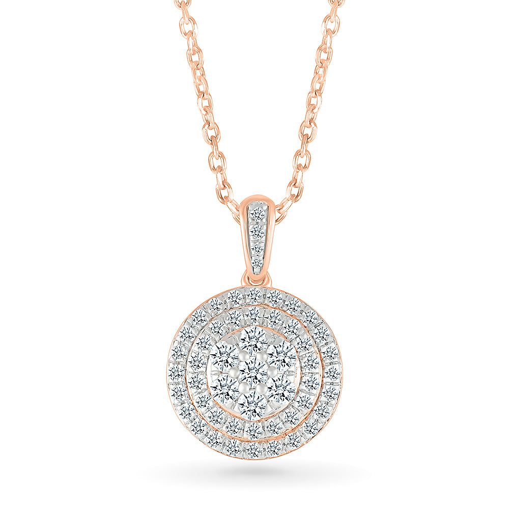 Enhance Your Style By Diamond Round Pendant…..