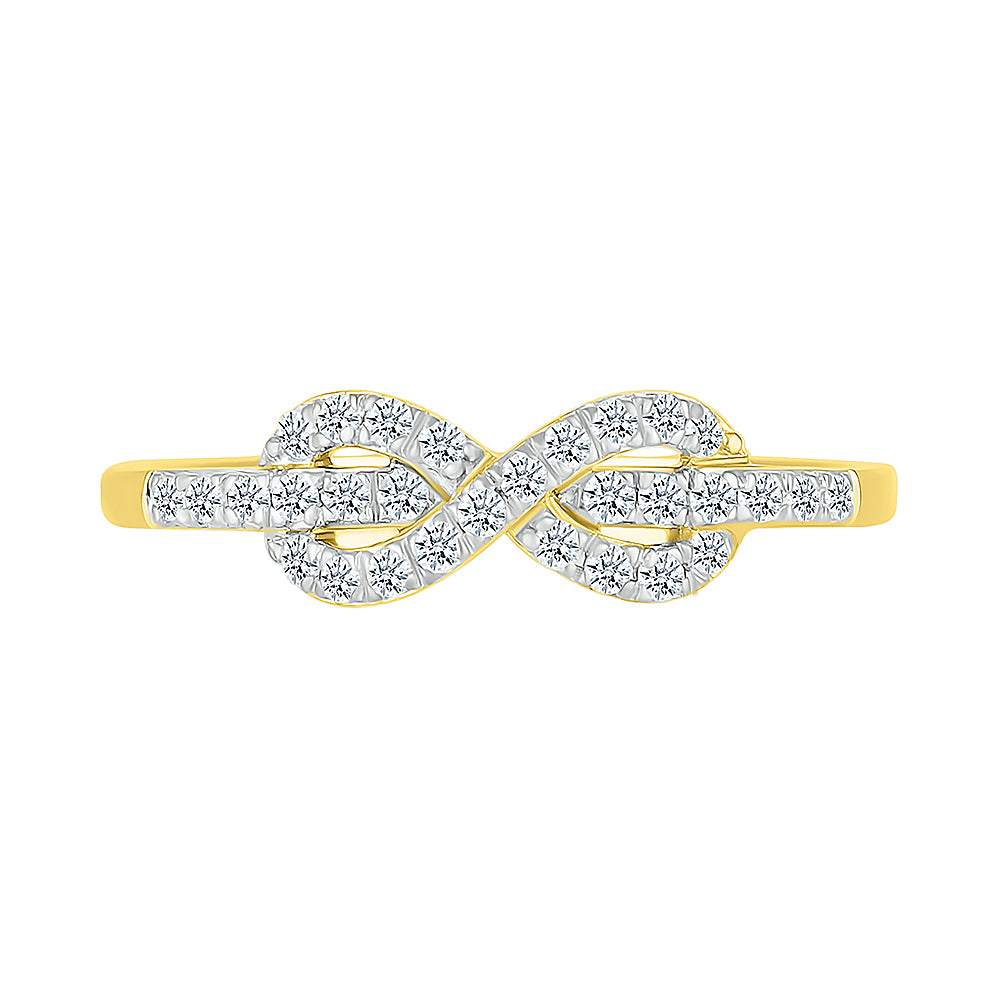 Infinity Everyday Diamond Gold Ring