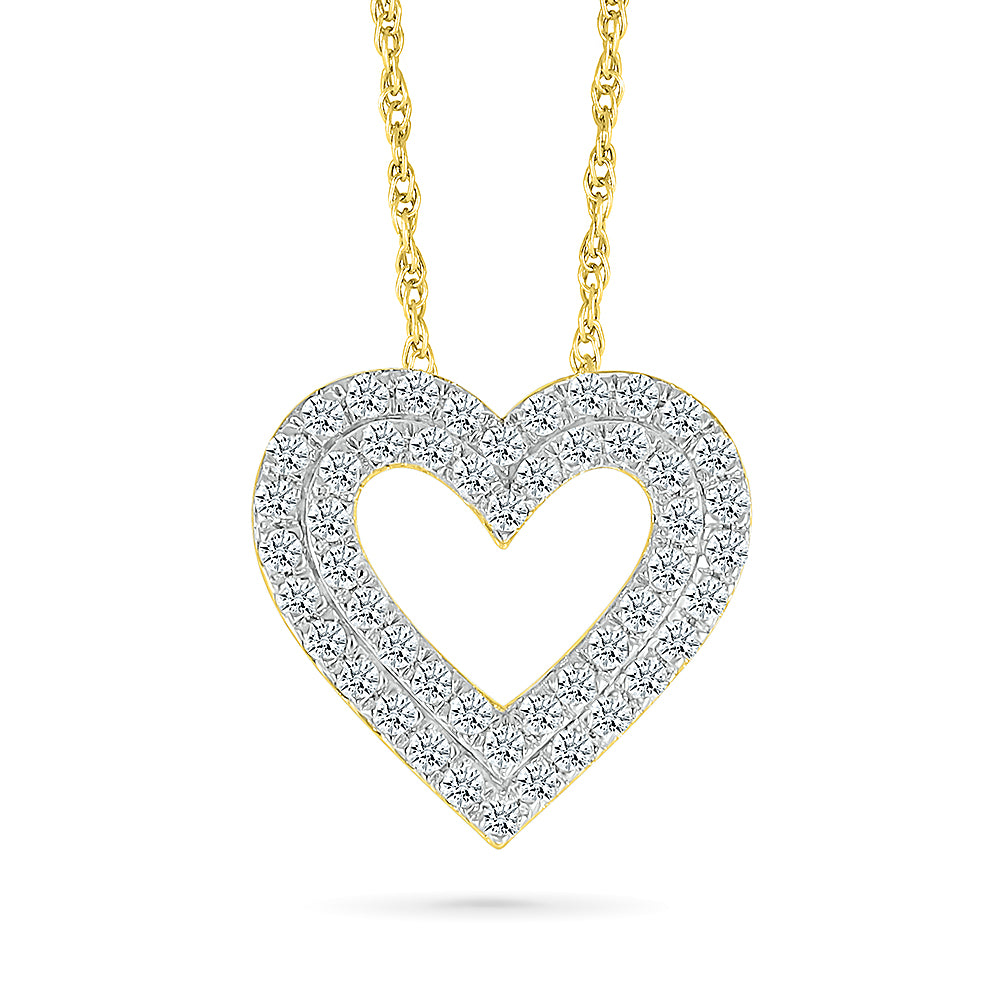 Style Meets Sparkle With Heart Shape Diamond Pendant,…..