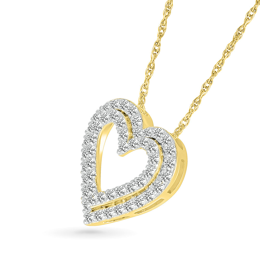 Style Meets Sparkle With Heart Shape Diamond Pendant,…..