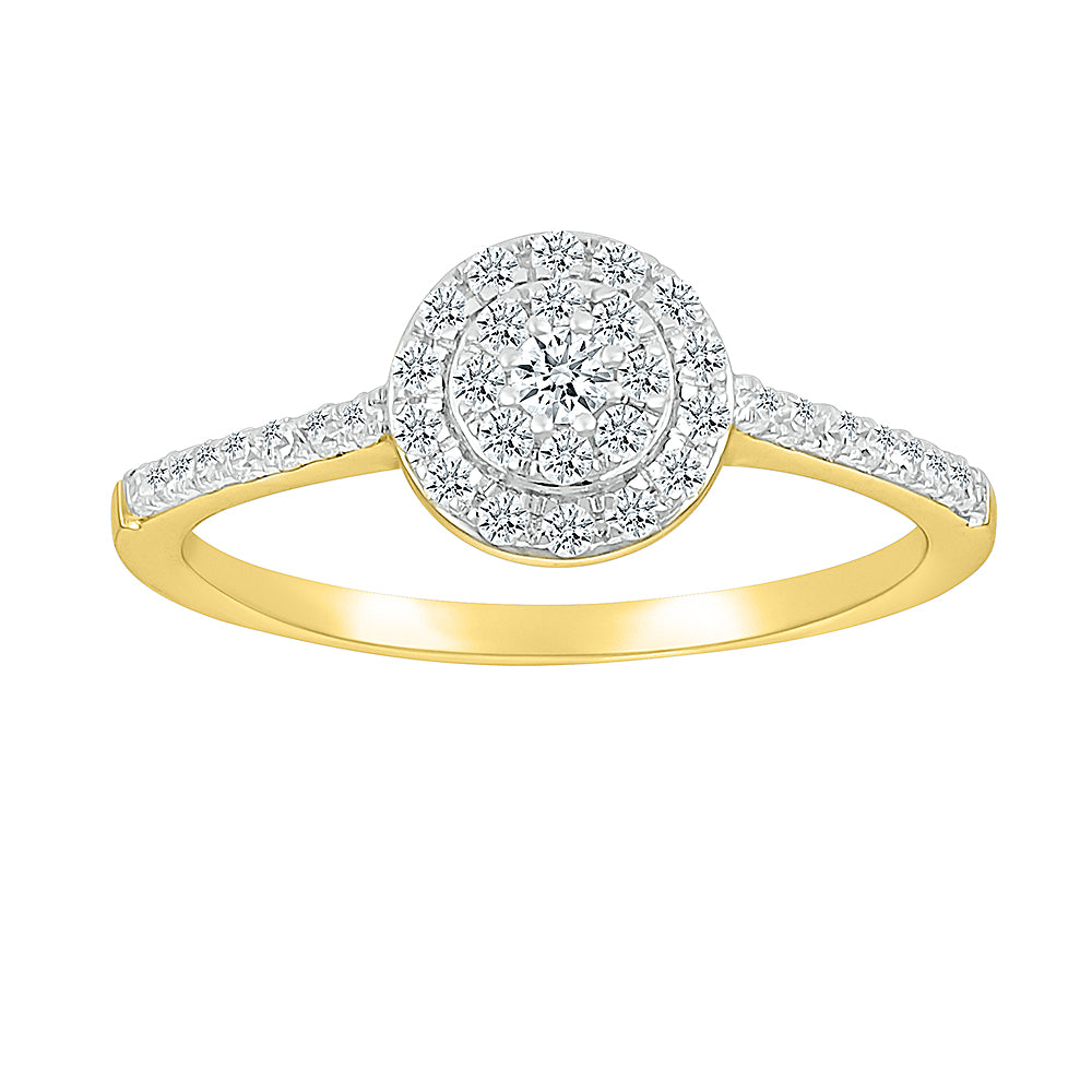 Artistic Sunshine Diamond Ring