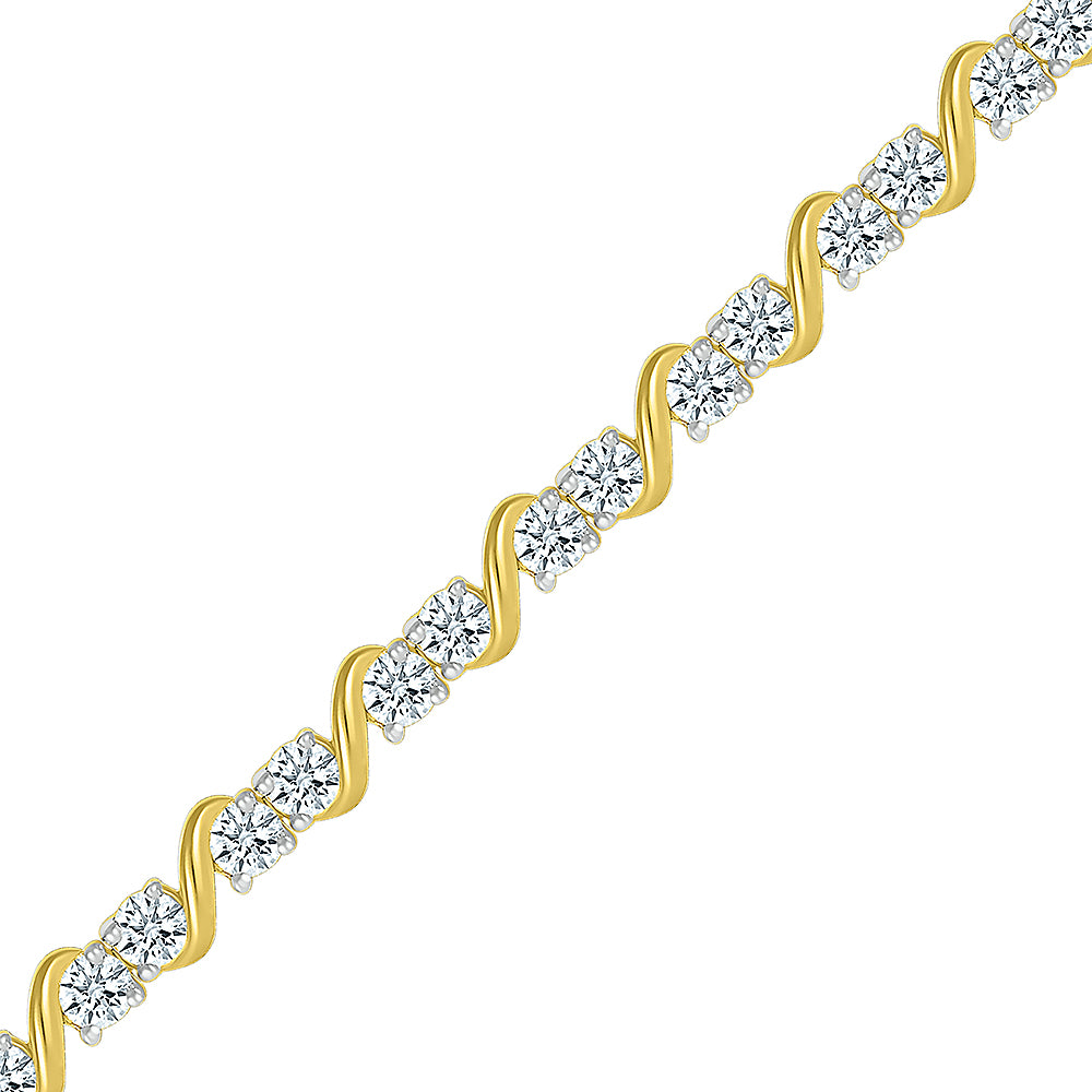 Classic Single Line Diamond Bracelet