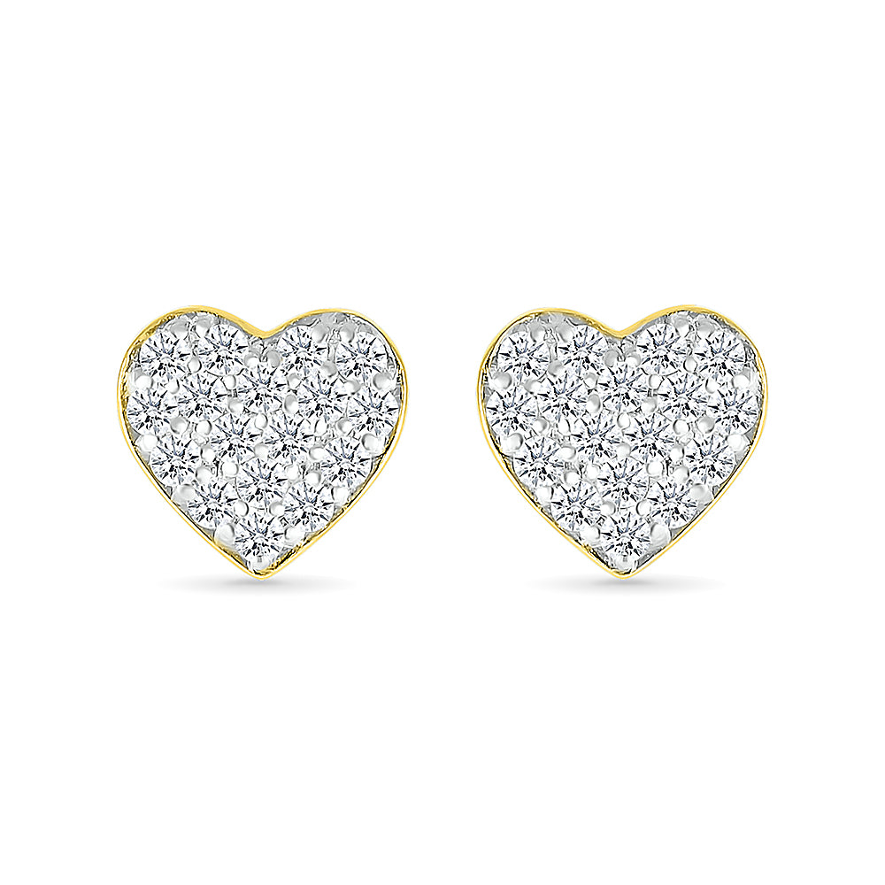 Lover's Diamond Stud Earrings