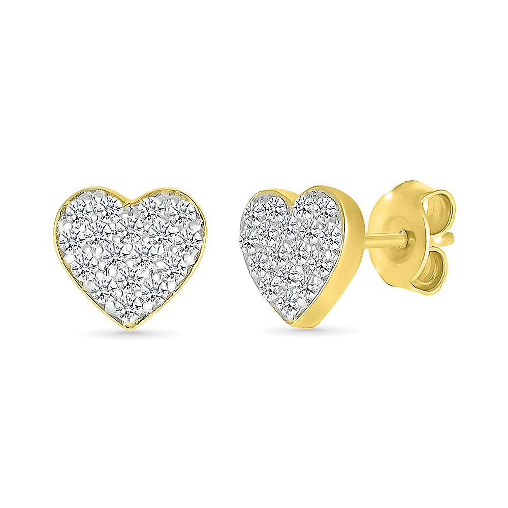 Lover's Diamond Stud Earrings