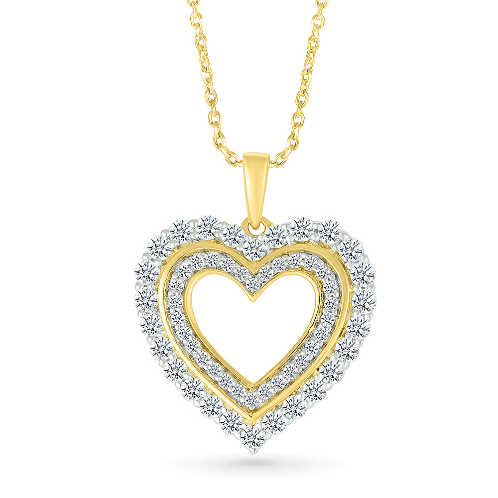 Shine Forever With Heart Diamond Pendant