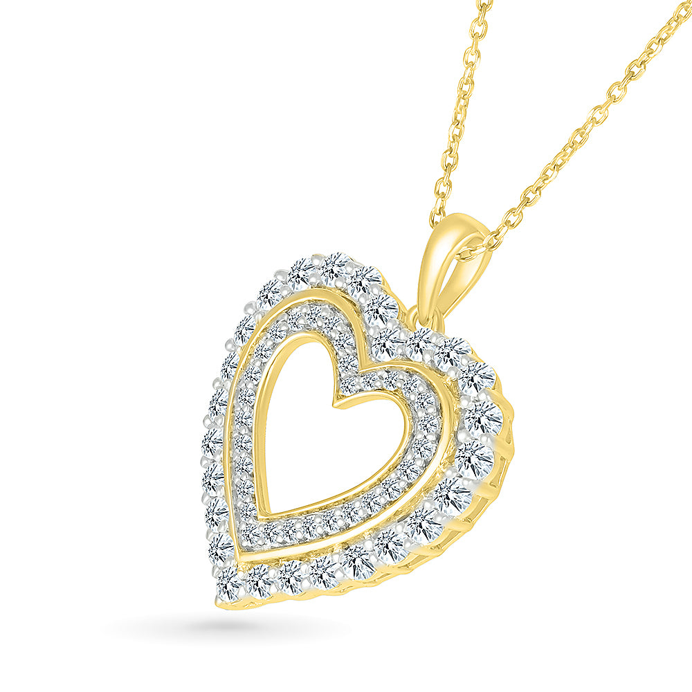 Shine Forever With Heart Diamond Pendant