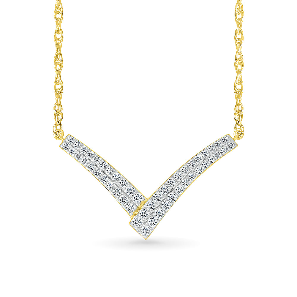Packed Diamond Necklace