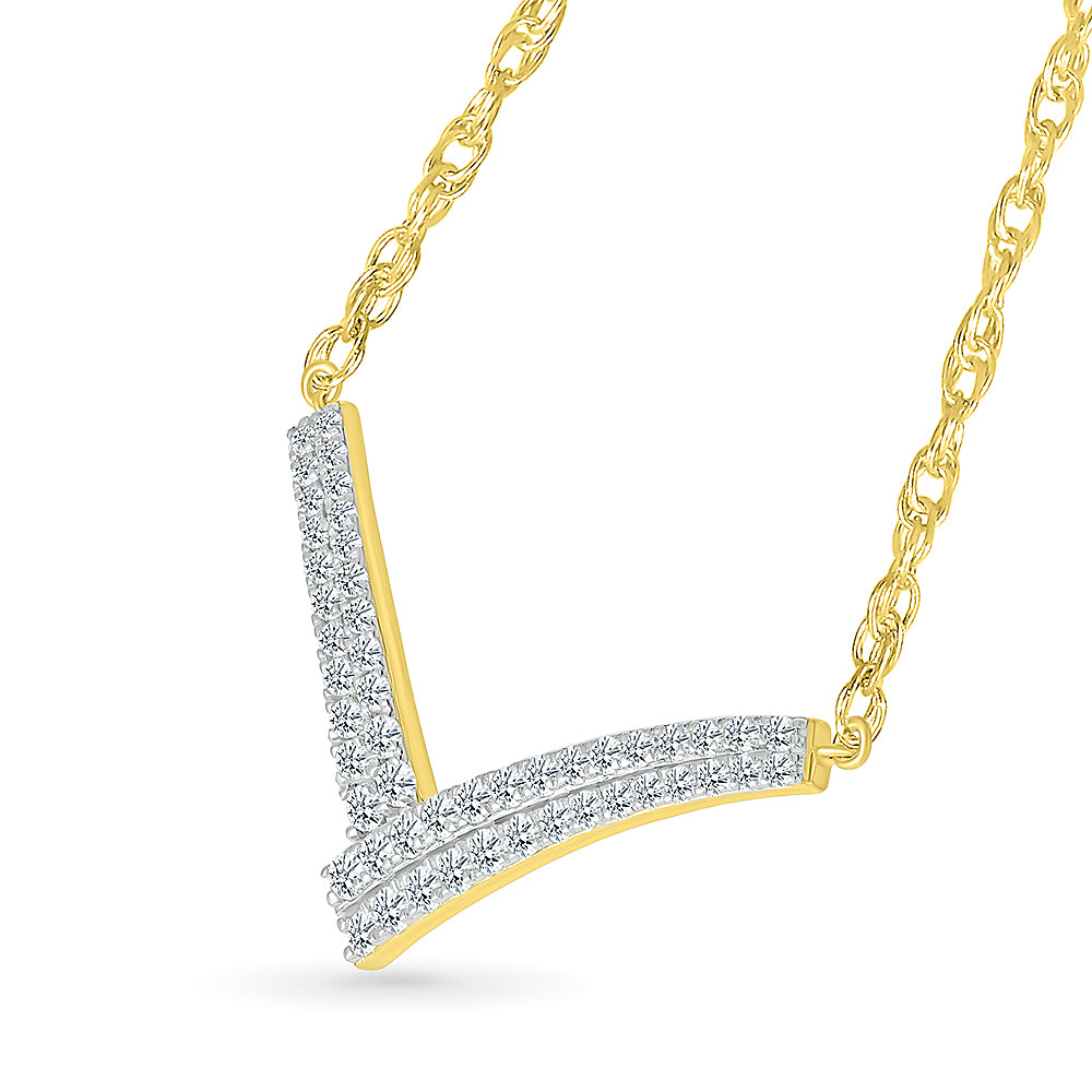 Packed Diamond Necklace
