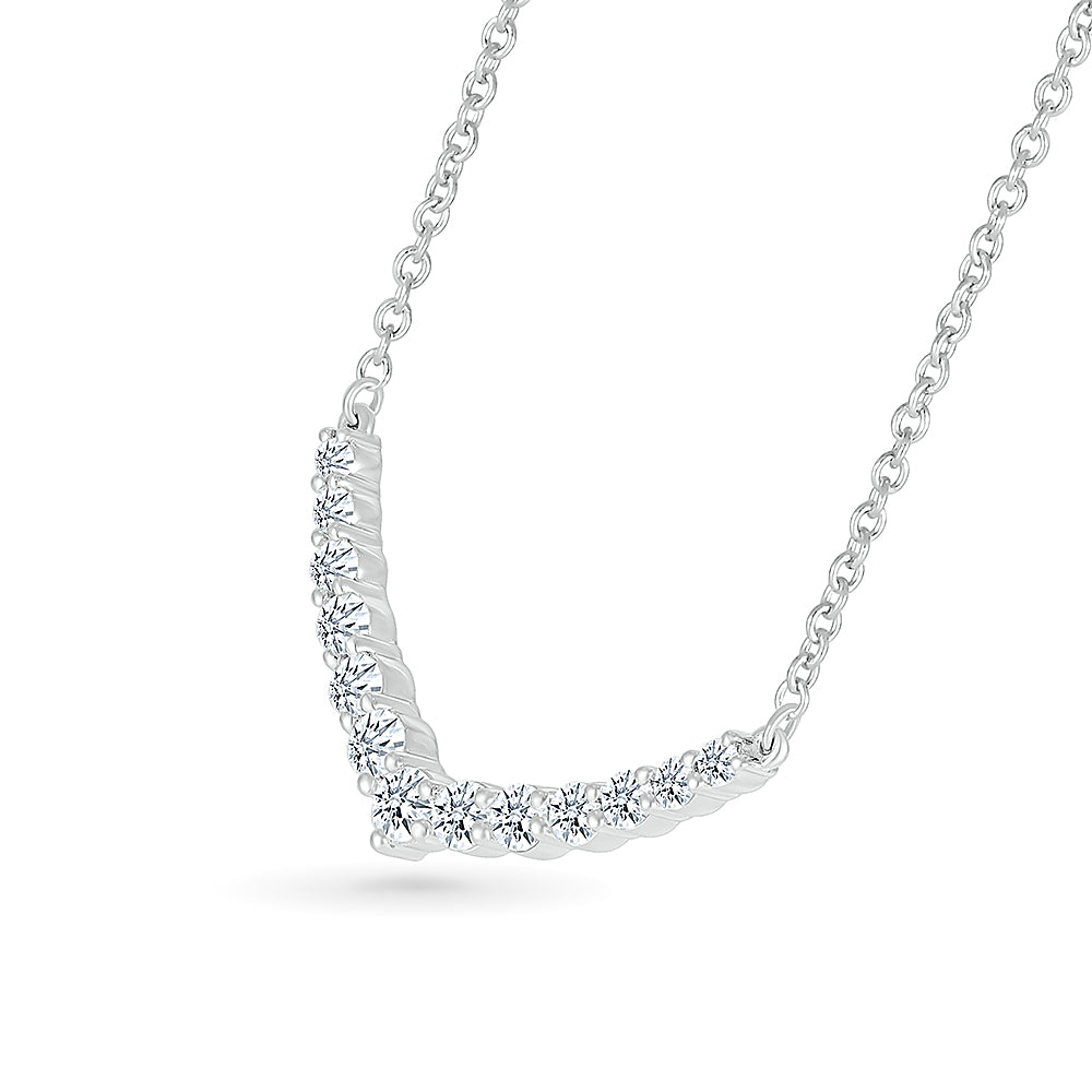 Glamour That Grows On You. With Diamond Necklace