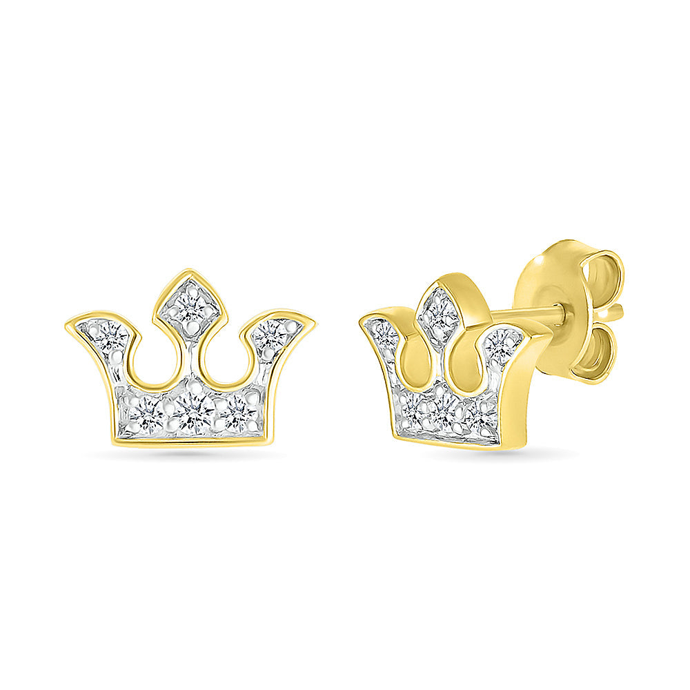 The Charming Crown Earrings