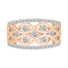 Lattice Sparkle Diamond Ring