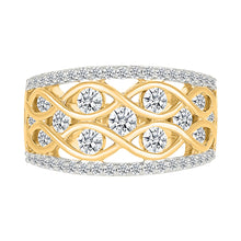 Lattice Sparkle Diamond Ring