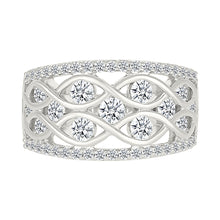 Lattice Sparkle Diamond Ring