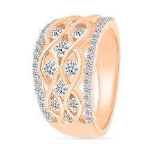 Lattice Sparkle Diamond Ring