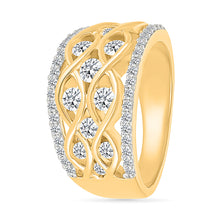 Lattice Sparkle Diamond Ring