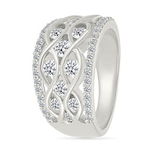 Lattice Sparkle Diamond Ring
