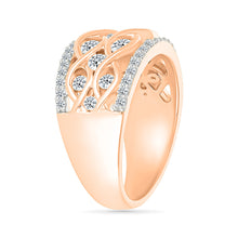 Lattice Sparkle Diamond Ring