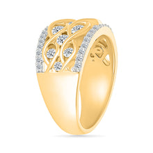 Lattice Sparkle Diamond Ring