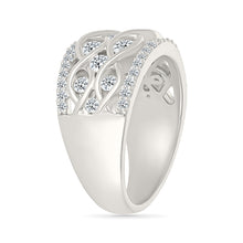 Lattice Sparkle Diamond Ring