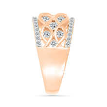 Lattice Sparkle Diamond Ring