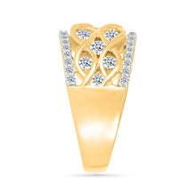 Lattice Sparkle Diamond Ring