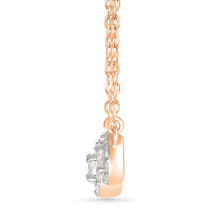 Shimmering Diamond Trio Necklace
