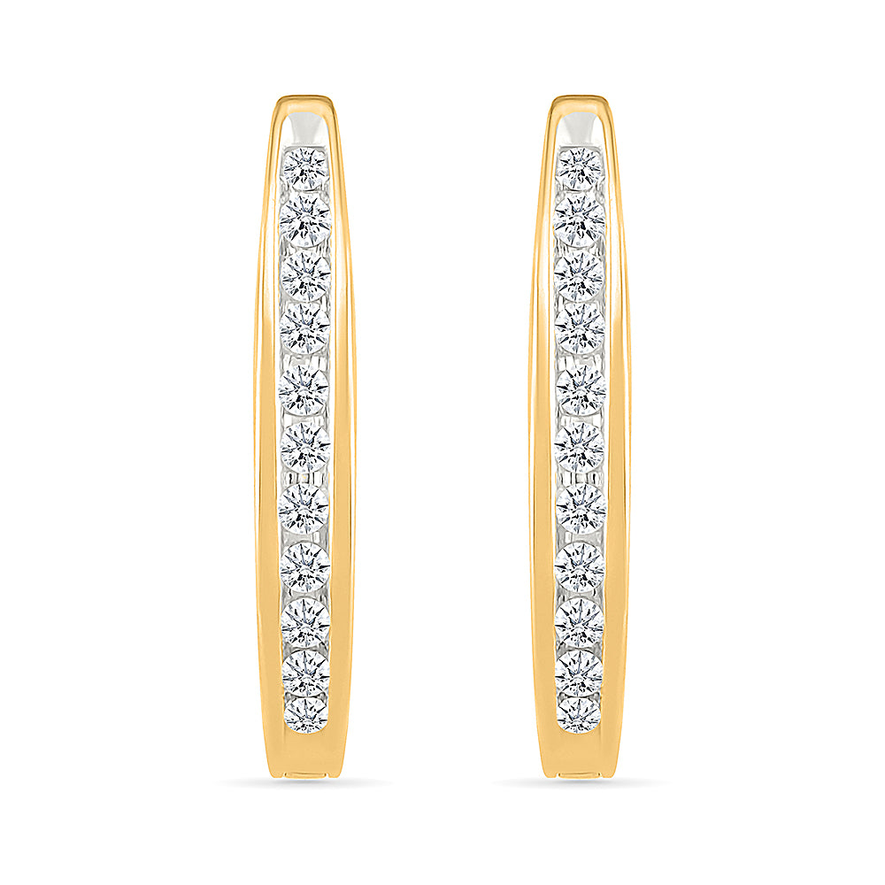 Jingle Diamond Hoops Earrings