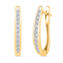 Jingle Diamond Hoops Earrings