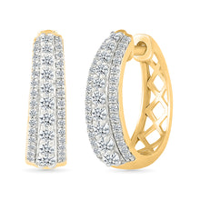 Candentis Diamond Hoops Earrings