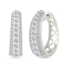 Candentis Diamond Hoops Earrings