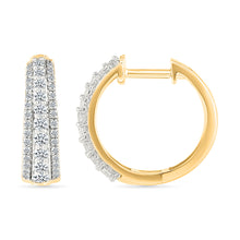 Candentis Diamond Hoops Earrings