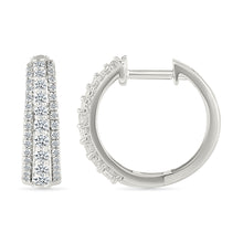 Candentis Diamond Hoops Earrings