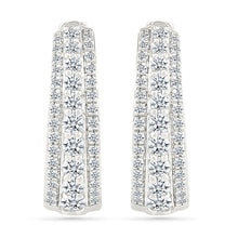 Candentis Diamond Hoops Earrings