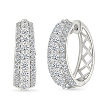 Cosmos Diamond Hoop Earrings
