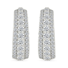 Cosmos Diamond Hoop Earrings