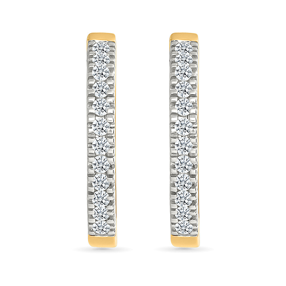 Eternity Sparkle Hoops Earrings