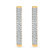 Eternity Sparkle Hoops Earrings