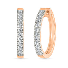 Eternity Sparkle Hoops Earrings