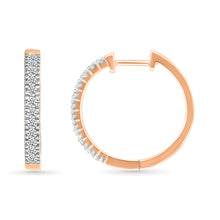 Eternity Sparkle Hoops Earrings