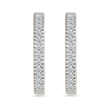 Eternity Sparkle Hoops Earrings