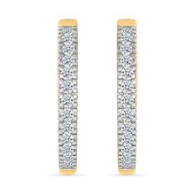 Gratia Diamond Hoop Earrings