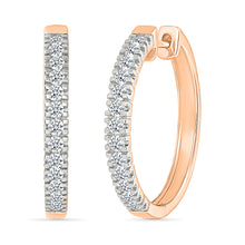 Gratia Diamond Hoop Earrings