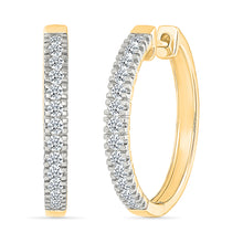 Gratia Diamond Hoop Earrings