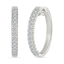 Gratia Diamond Hoop Earrings