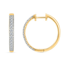 Gratia Diamond Hoop Earrings