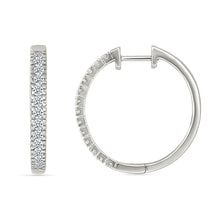 Gratia Diamond Hoop Earrings