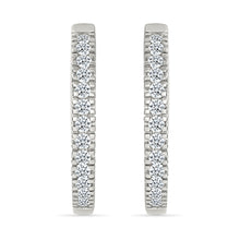 Gratia Diamond Hoop Earrings