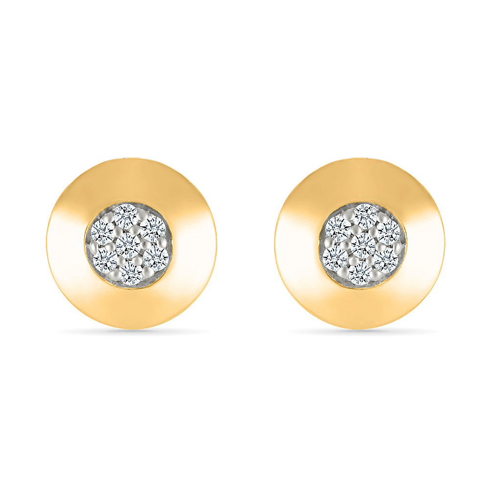 Shimmering Discs Earrings