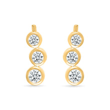 Petite Gold Drop Earrings