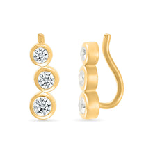 Petite Gold Drop Earrings